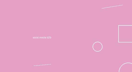 Stratégie Social Media B2B